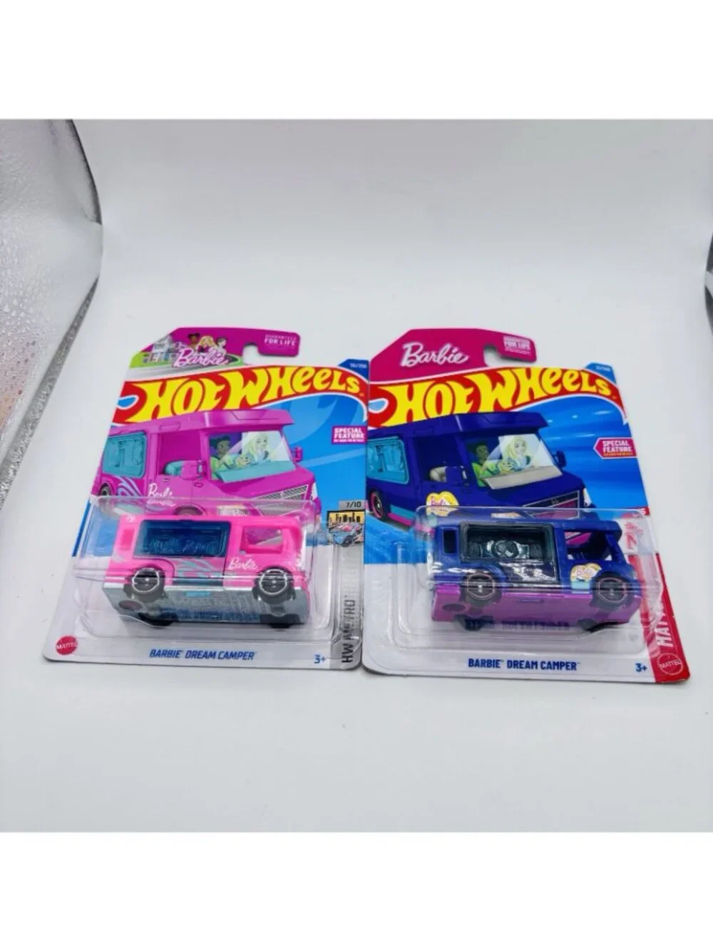 2026 Hot Wheels Barbie Dream Camper Variant Set - Pink & Purple - 21/250. NEW!